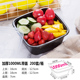 hộp cơm xiaomi Dày vuông 1000ml hộp ăn trưa dùng một lần hộp đóng gói thức ăn nhanh hộp ăn trưa 200 bộ - Hộp cơm điện sưởi ấm ộp cơm giữ nhiệt inox 304
