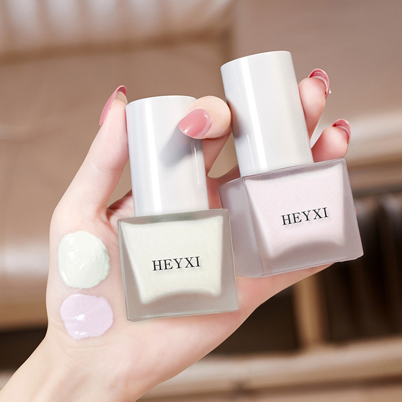 HEYXI Han Yuanyi Isolation cream Moisturizing Isolation Cream of Waterproof Anti-Perspiration Anti-Sweat Makeup Front Milk Purple Green