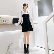 2020 new Hepburn wind light cooked royal sister professional foreign style small fragrant wind can salt sweet skirt two-piece set early autumn