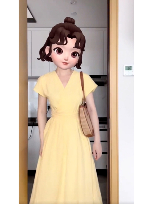 French-Style Gentle and Elegant Long Dress for Petite Women, Stunning Goddess-Like Yellow Dress, Women's Summer Outfit, Light Yellow Dress