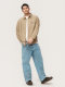 Desai convenient flash-on lace-free plus velvet commuting non-slip sports sneakers one-legged lazy casual shoes for men
