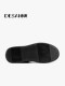 Desai [Thunder God Upgraded Second Generation] Spring/Summer New Style Lace-Free Casual Sneakers Men's Genuine Leather Breathable Sports Shoes