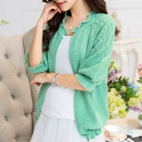 Весенний осенний кардиган, тонкая короткая куртка, свитер для школьников, свободный крой