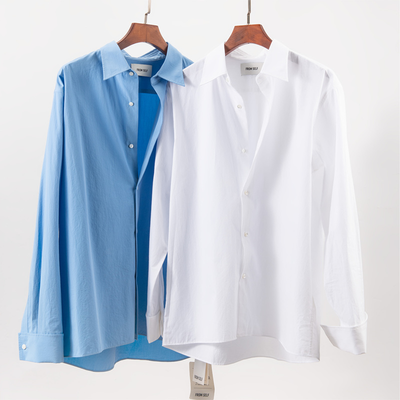 From Self |   Japanese Imported Omi Long-Staple Cotton French Cuff Shirt