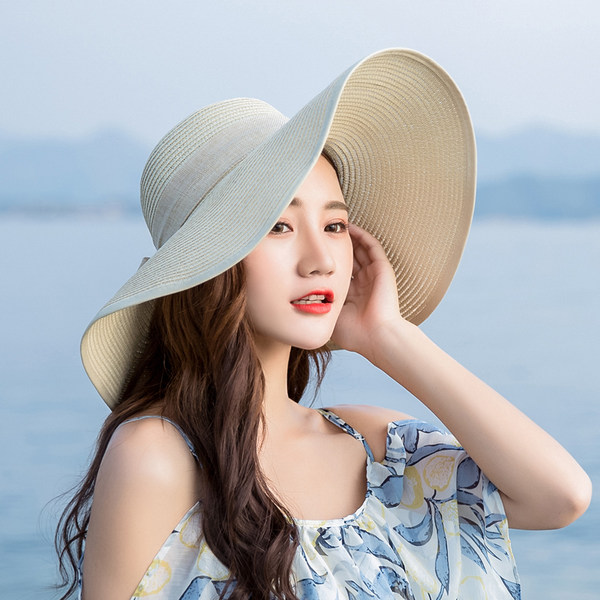 HANDS CITY 可折叠大宽沿防晒遮阳帽 天猫优惠券折后￥19.9包邮（￥34.9-15）多色可选