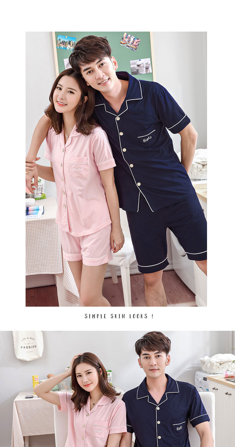 Pyjama mixte en Coton à manche courte - Ref 3005941 Image 22