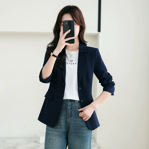 Осенний небольшой пиджак классического кроя, подходит для подростков, яркий броский стиль