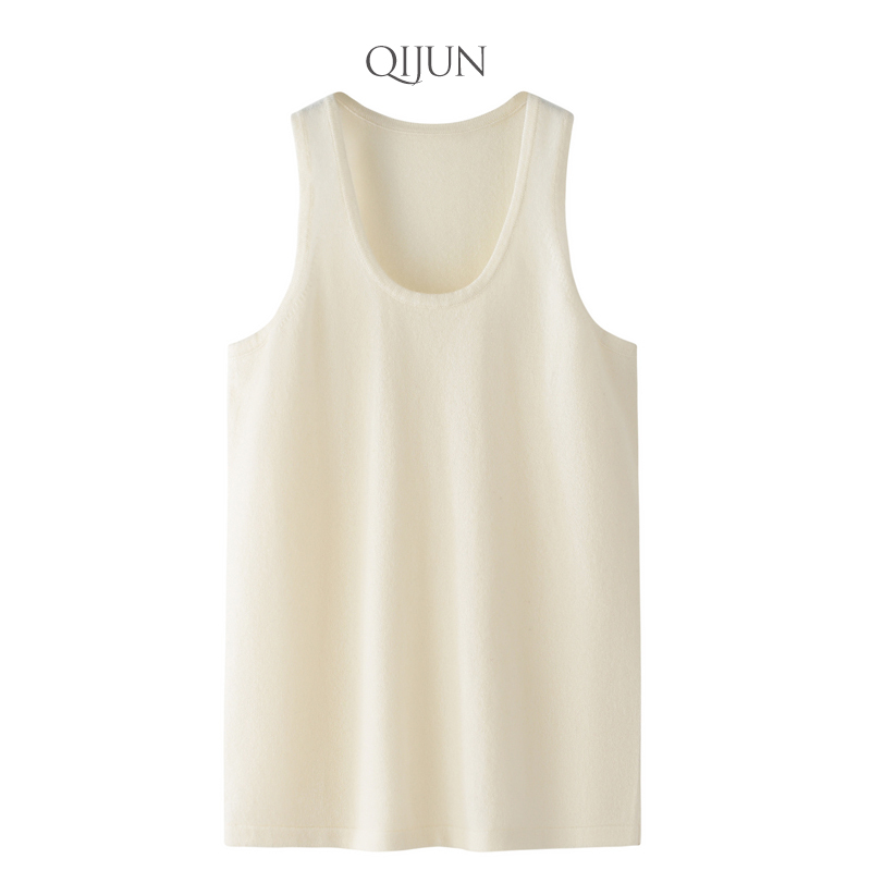 Men's Inner Wear Tank Top 100% Pure Cashmere Sweater Vest Base Layer Soft and Warm Sleeveless Knitted Sweater Men's Inner Wear Tank Top 100% Pure Cashmere Sweater Vest Base Layer Soft and Warm Sleeveless Knitted Sweater