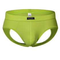 Large bag U convex back empty triangle comfortable breathable sweat-absorbing Ice Silk sexy underwear bodybuilding tight hip hip