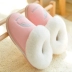 Dép cotton ở nhà lông trong nhà dày cộng với nhung mùa đông ấm áp nhà chống trượt giày nam cotton mùa đông túi với nam Trang chủ