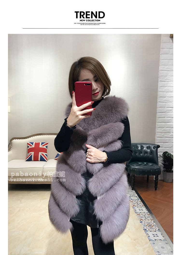 Manteau de fourrure femme PABAONIY    - Ref 3171713 Image 8