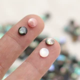 6 мм круглое кольцо натуральная раковина раковина раковина белая бабочка