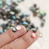 6 мм круглое кольцо натуральная раковина раковина раковина белая бабочка