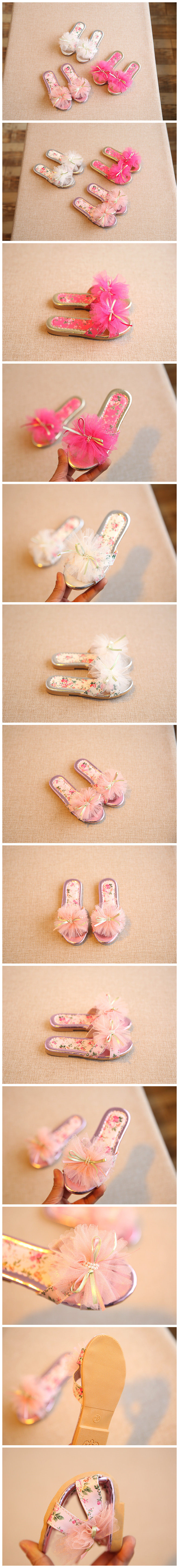 Chaussons enfants en autre pour été - semelle caoutchouc - Ref 1033906 Image 6