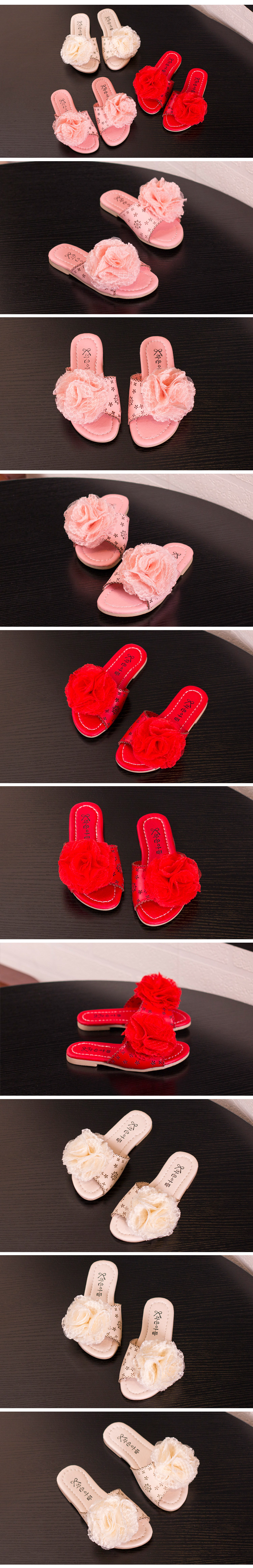 Chaussons enfants en autre pour été - semelle caoutchouc - Ref 1033910 Image 7