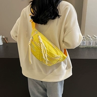 Желтая длинная веревка