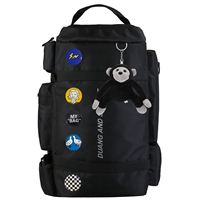 Черный [Отправить орангутанский кулон+значок LH5]