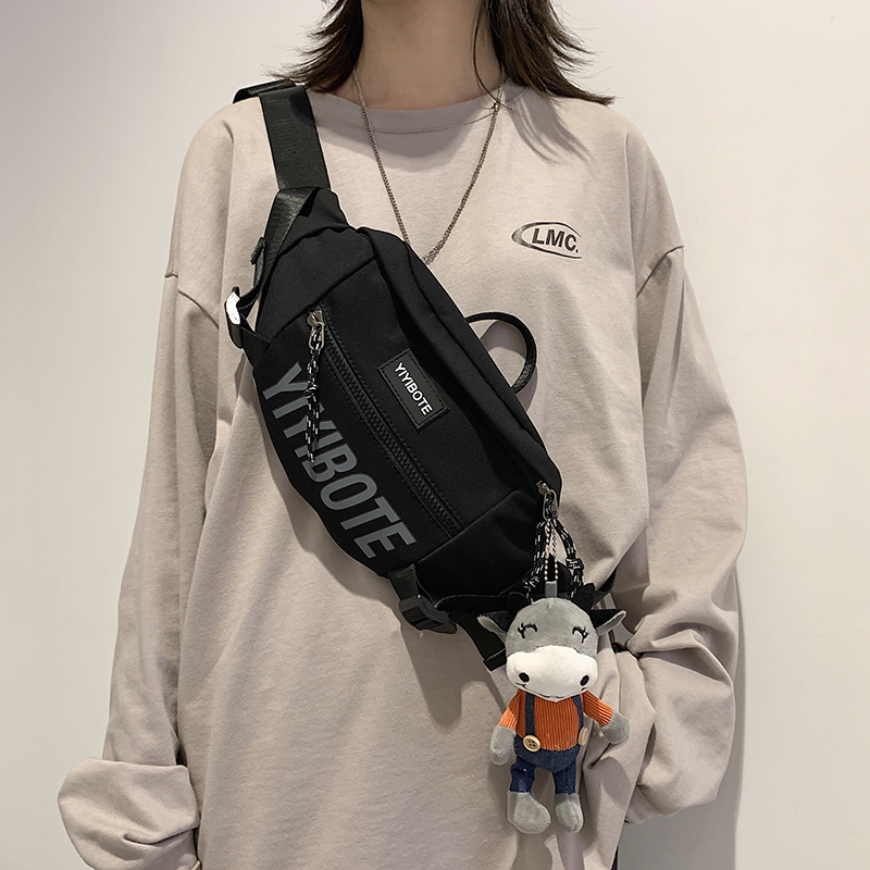 Day Department Brief Chest Bag Men Students Ins Fashion 100 Hitch Satchel Satchel Women Tide Card Sport Single Shoulder Satchel Purse