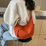 Сумка через плечо, вместительная и большая сумка на одно плечо, городской стиль