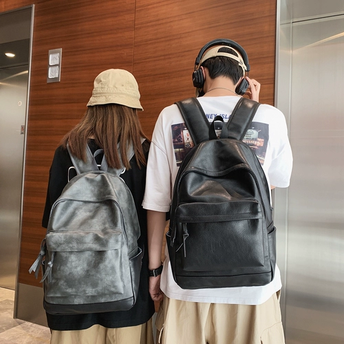 Модный полиуретановый школьный рюкзак для школьников, универсальная сумка, ноутбук, в корейском стиле, подходит для студента