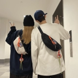 潮牌日系胸包简约小众国潮单肩包