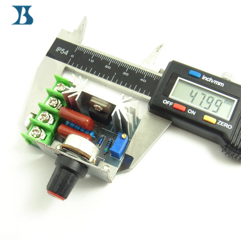 500-1000W 220V AC Semiconductor Control Rectifier High Power Regulator Motor Throttle Tuning Temperature Module