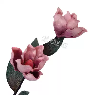 European-style simulation fake flower diamond magnolia hotel front desk bouquet decoration flower indoor living room dry bouquet