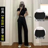 Классические черные летние штаны, 98см