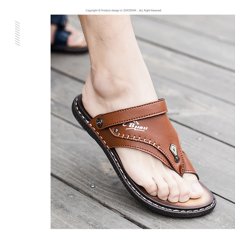 Tongs homme en PU - Ref 3449714 Image 21