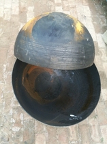 Large iron hemisphere Q235 semicircular spherical head 1000mm wall thickness 4 hemispherical head 20 steel weldable spray paint