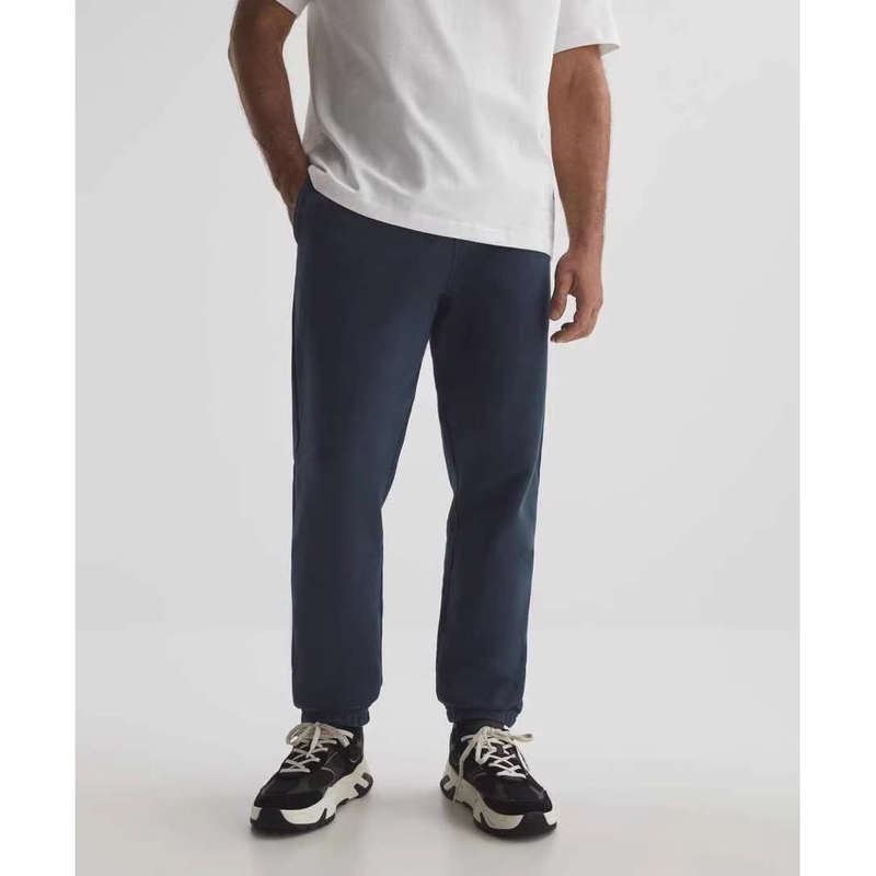 Oysho Autumn and Winter Cotton Sports Pants with Cuffs, Loose-Fitting Sweatpants for Men, Jogging Pants 31233870407