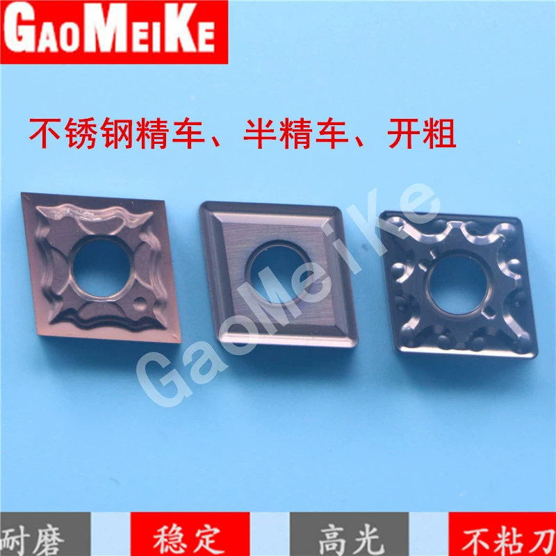 CNC vòng ngoài nhám xe lưỡi dao thép không gỉ xe kim cương dao hạt thép thô CNMG120408-MA cho nhôm dao cắt alu mũi cnc cắt gỗ
