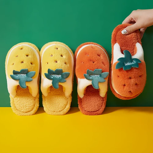 Детские тапочки, обувь, нескользящая удерживающая тепло зимняя детская сумка для мальчиков, семейный стиль