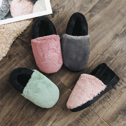 Детские демисезонные нескользящие удерживающие тепло дышащие мультяшные милые флисовые тапочки для мальчиков