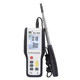 Xinsite HT-9829 Handheld-Thermo-Windgeschwindigkeitsmesser, geteilter Lufttemperatur- und Luftvolumenmesser, Lithium-Batterie, direkte Aufladung