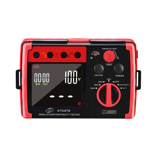 Biaozhi GT5307B Isolationswiderstandstester Megaohmmeter Schaltungstest Hochpräzises elektronisches Megger 1000V