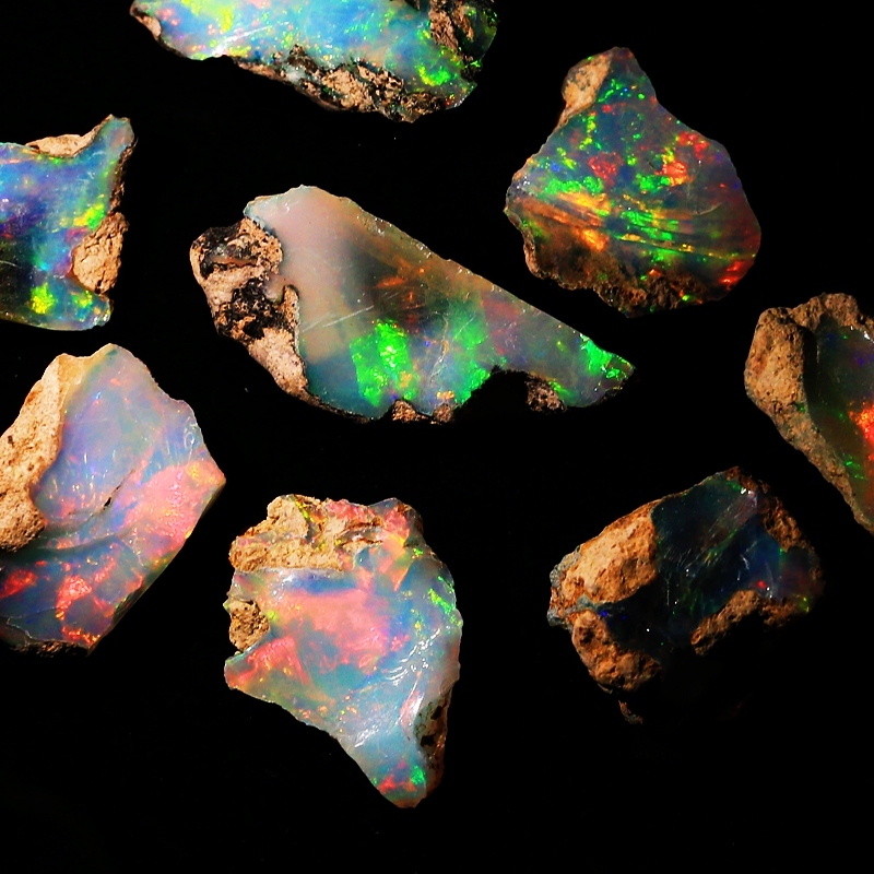 M19 Natural African White Opal Raw Stone Mineral Specimen for Educational and Scientific Purposes