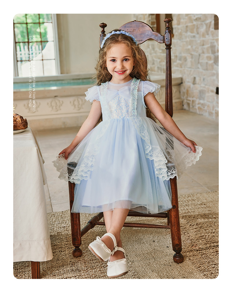 波亚米特 2022年夏季新款 女童爱莎公主裙 天猫优惠券折后¥129包邮(¥139-10)110~150码可选