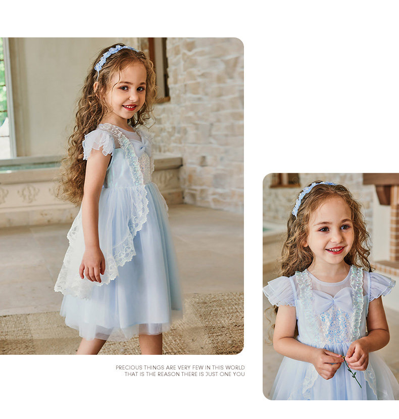 波亚米特 2022年夏季新款 女童爱莎公主裙 天猫优惠券折后¥129包邮(¥139-10)110~150码可选