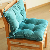 Thickened square stool cushion chair cushion four seasons solid color corduroy fabric student cushion chair cushion