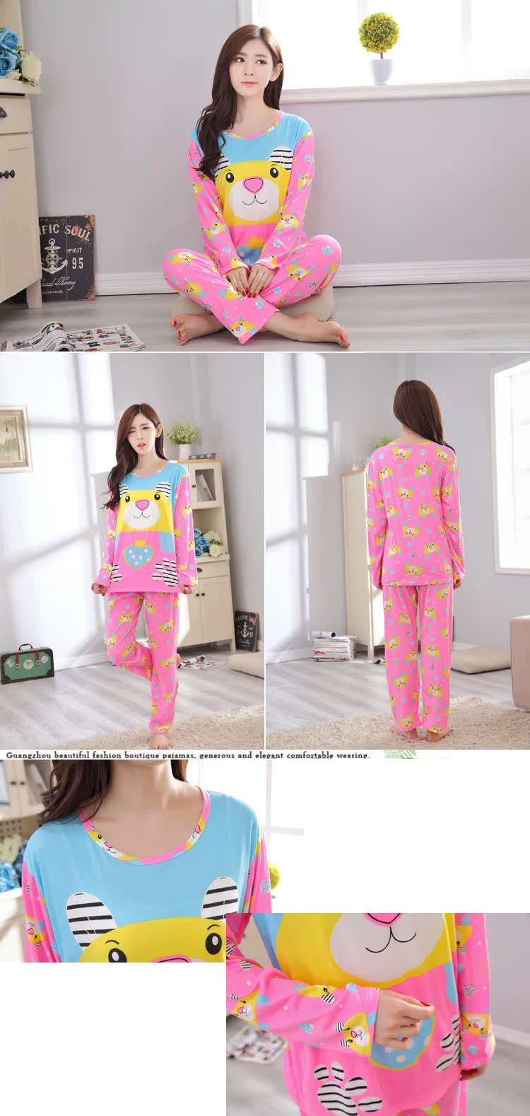 Pyjama pour femme OTHER   à manches longues - Ref 3000107 Image 12