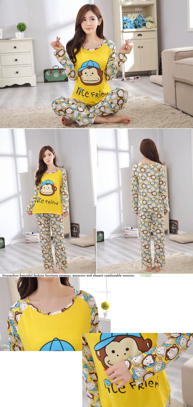 Pyjama pour femme OTHER   à manches longues - Ref 3000107 Image 10