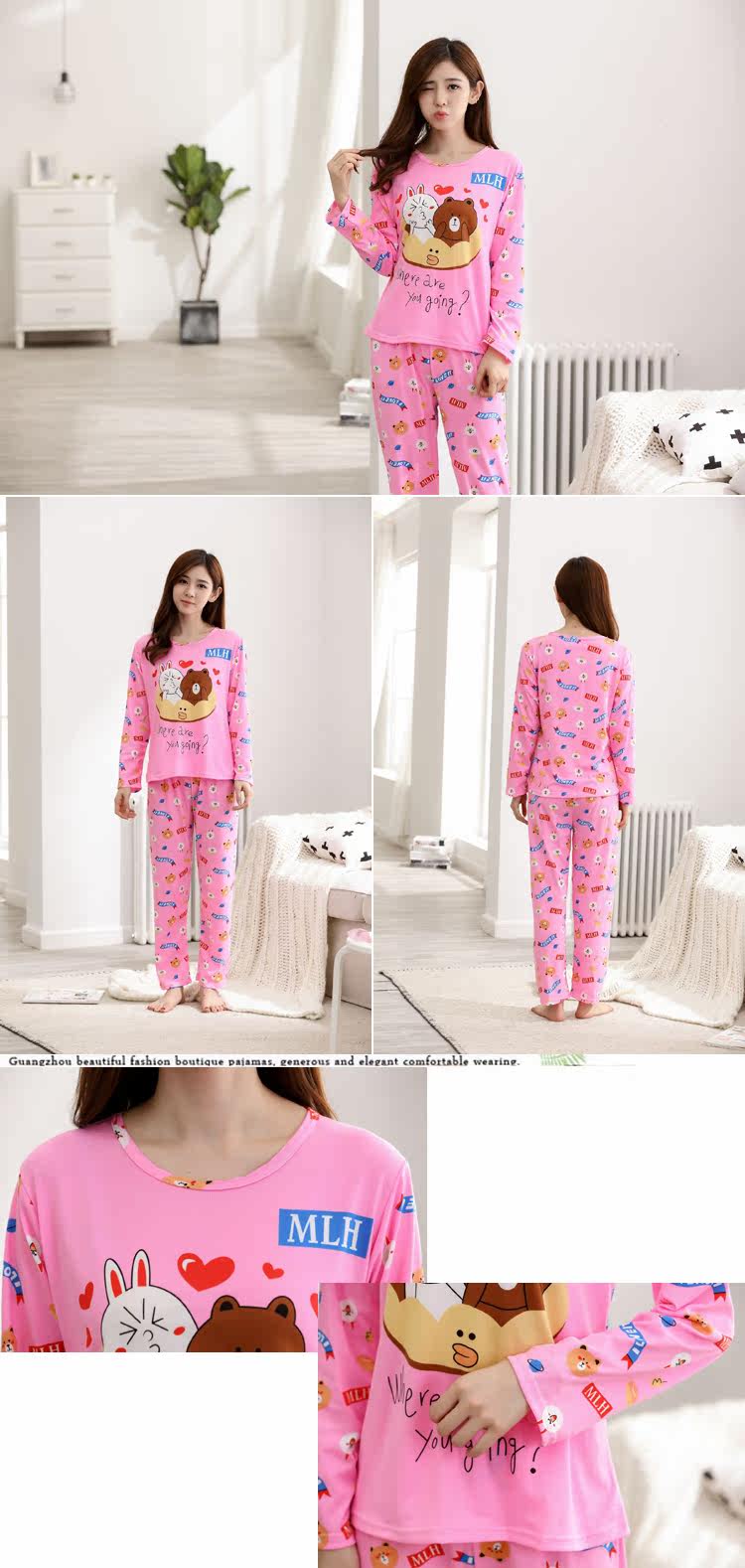 Pyjama pour femme OTHER   à manches longues - Ref 3000107 Image 16