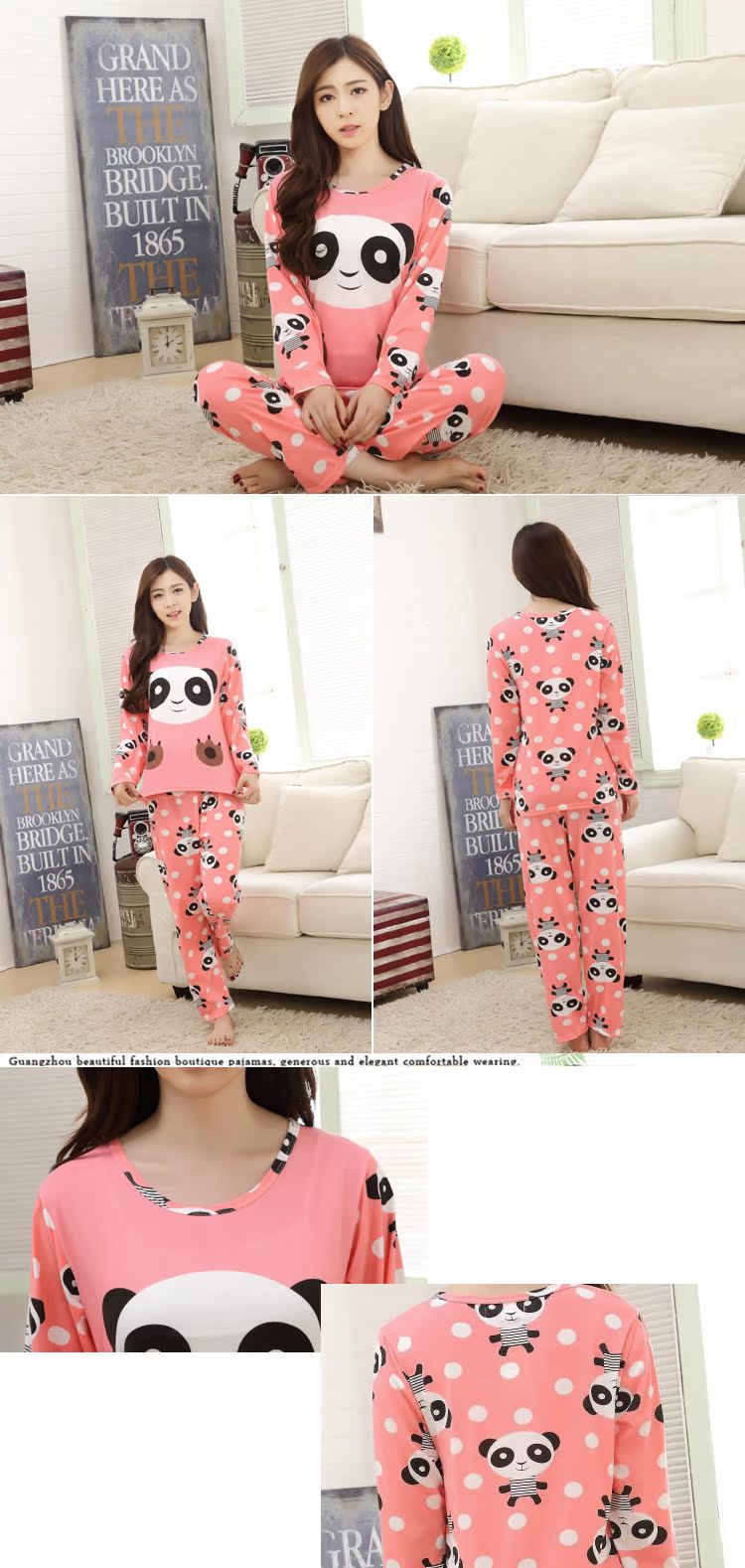 Pyjama pour femme OTHER   à manches longues - Ref 3000107 Image 9