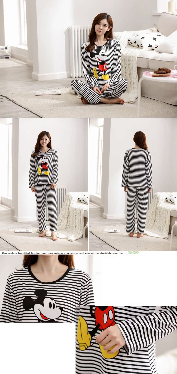 Pyjama pour femme OTHER   à manches longues - Ref 3000107 Image 27