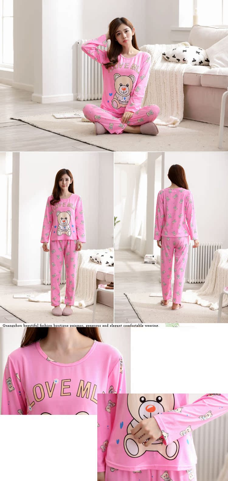 Pyjama pour femme OTHER   à manches longues - Ref 3000107 Image 18