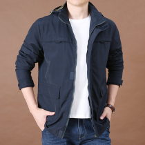 2022 Spring Autumn Season Submachine Clothing Mens Outdoor Sports Big Code Loose Speed Dry Clothes Fashion Multi-Pocket Tooling Jacket Tide