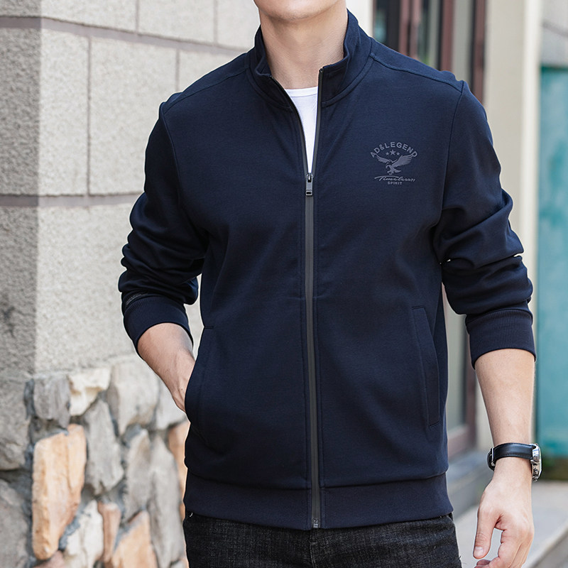 The new loose and casual casual sweatless sweater zipper sweater in autumn