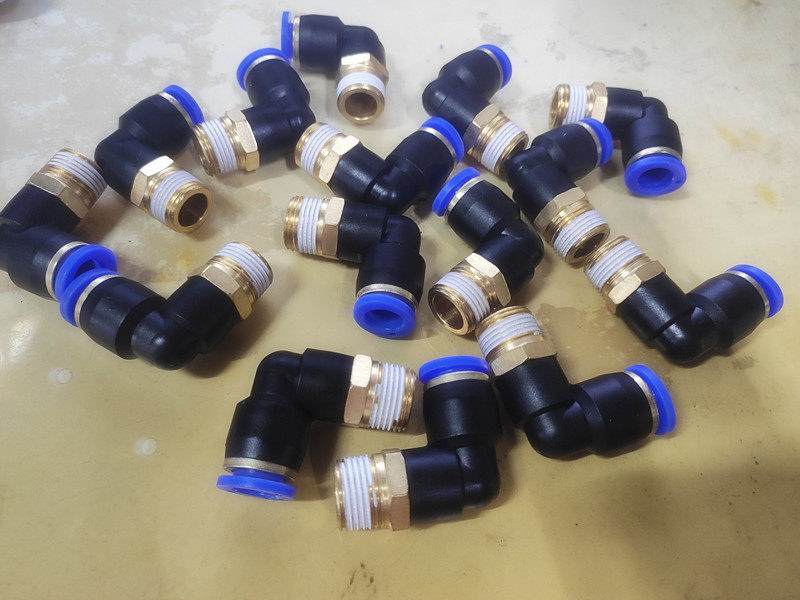 JNC Jaynes trachea KTS right-angle male threaded joint L-type two-way elbow SPL12-01-02-03 04