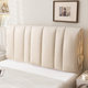 2026 New Model Technology Fabric Headboard Cover, Fully Wrapped, Thickened, High-End Leather-Wood Bed Backrest Soft Cover, Luxurious and Elegant